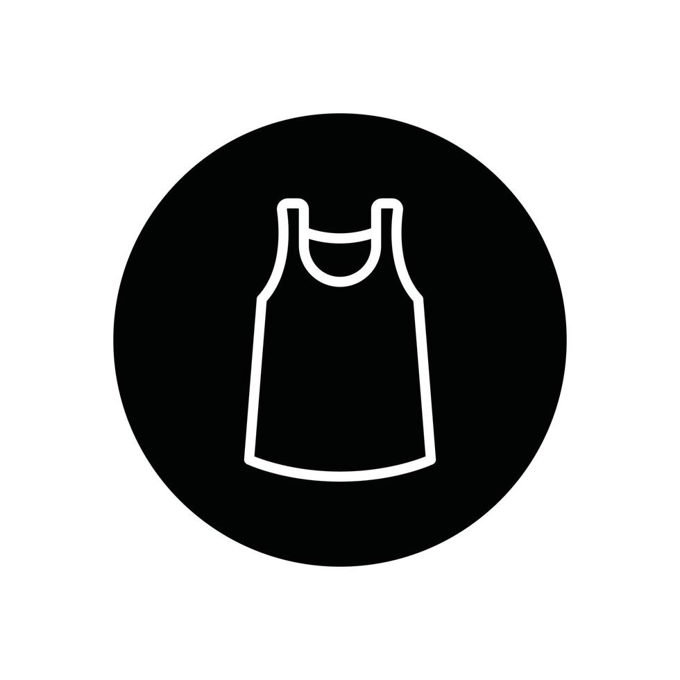 tank tops glyph icon vector