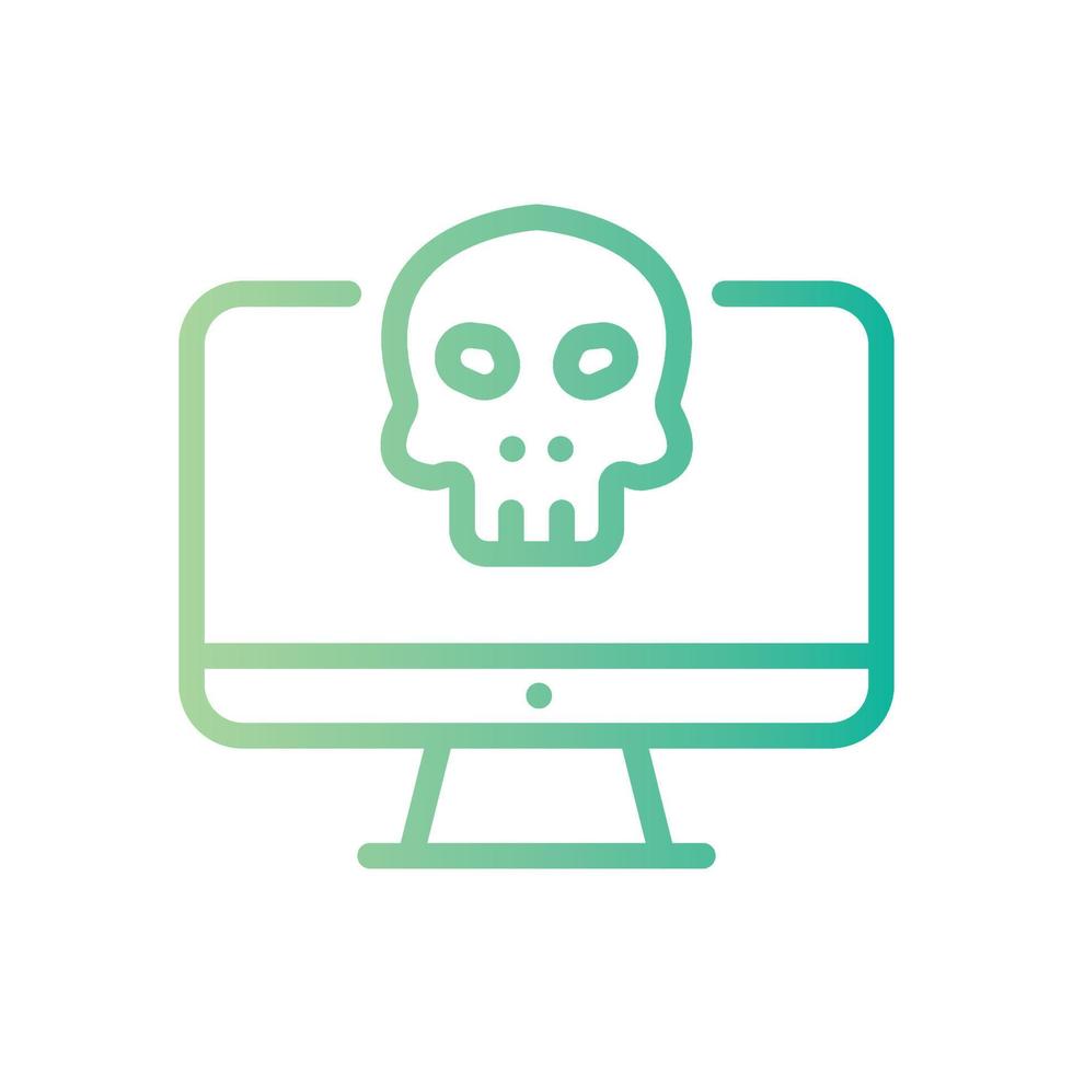 ransomware glyph icon vector