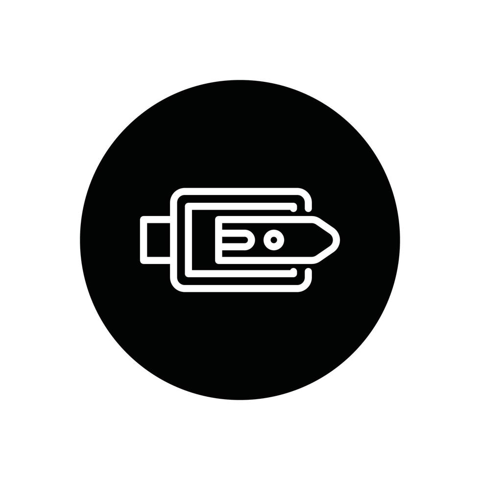 belt glyph icon vector