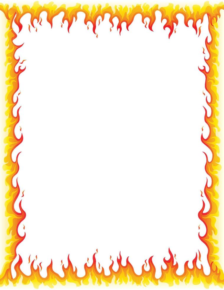 Flames Border