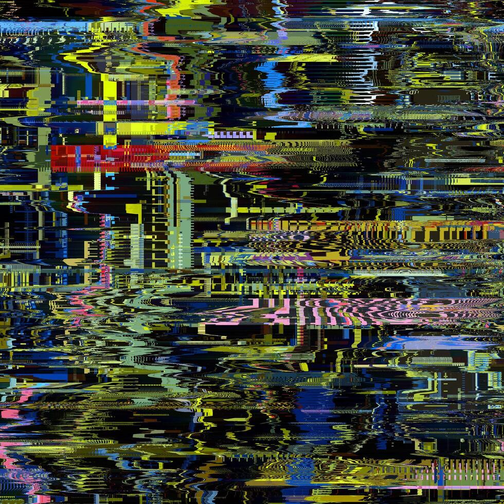 unique glitch textured signal abstract abstract pixel glitch error photo