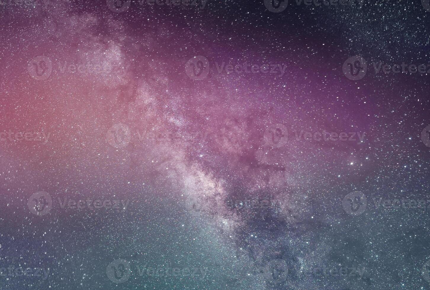 Abstract galaxy background with stars and planets with galaxy night light universe motif photo