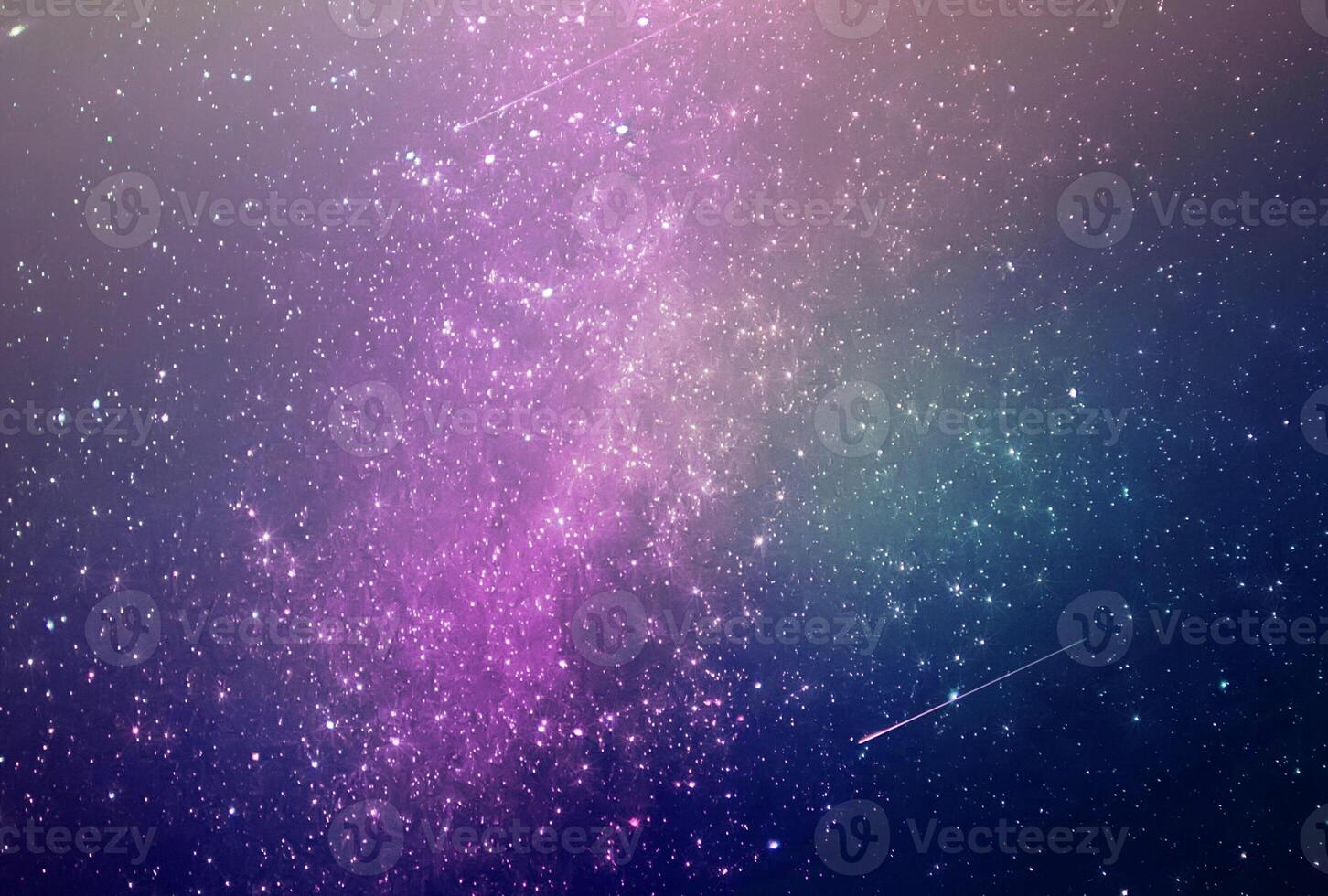 background of abstract galaxies with stars and planets in dark blue galaxy space universe night light photo