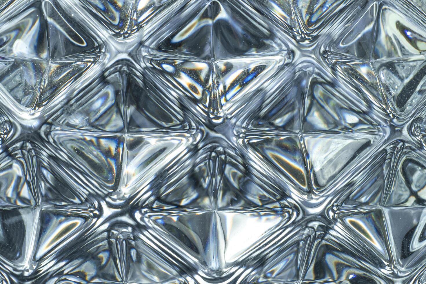 crystal texture closeup showing the shining and luxurious impression. closeup view of a diamond ornament for creative design. photo