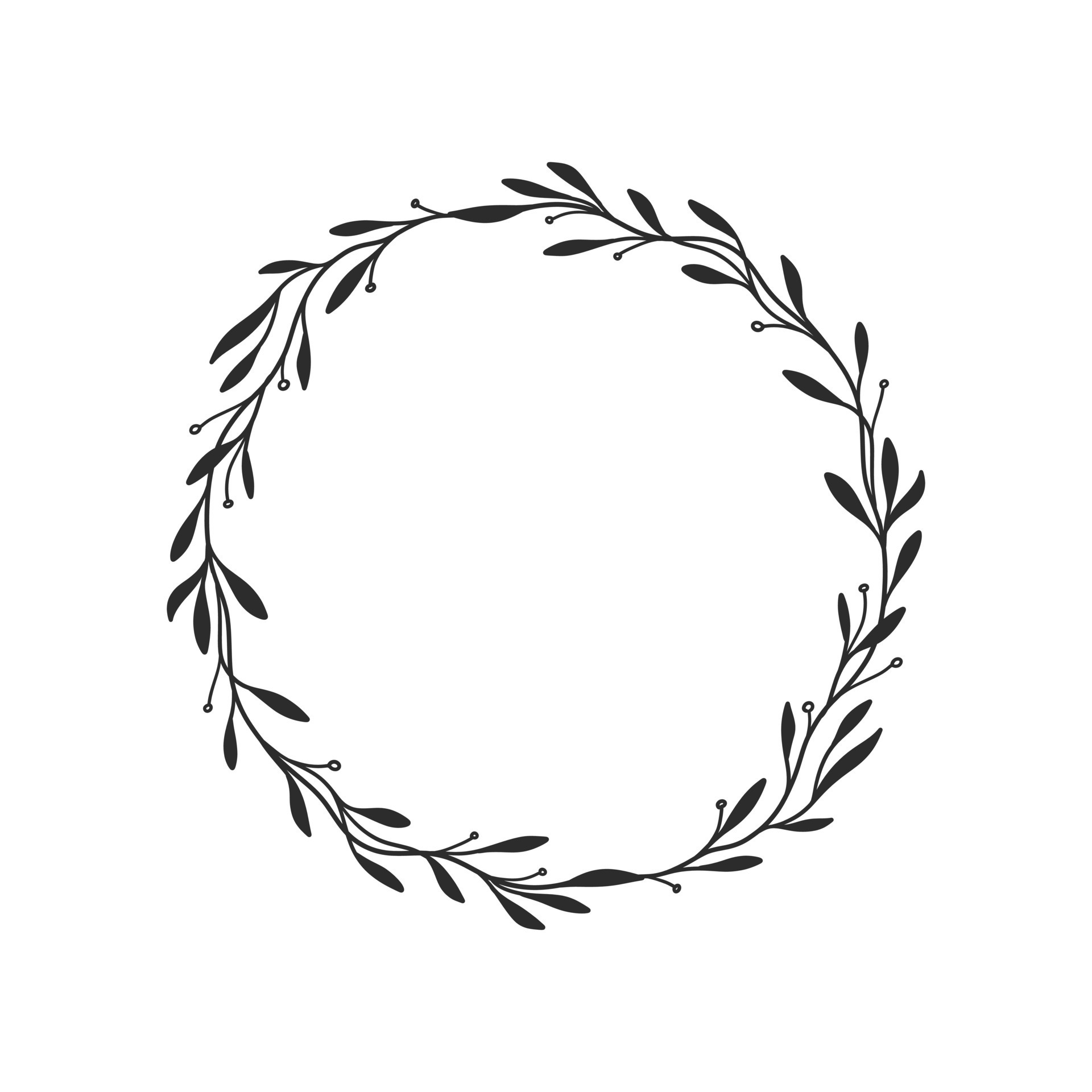 Olive Branch Circle Vector Art, Icons, and Graphics for Free Download