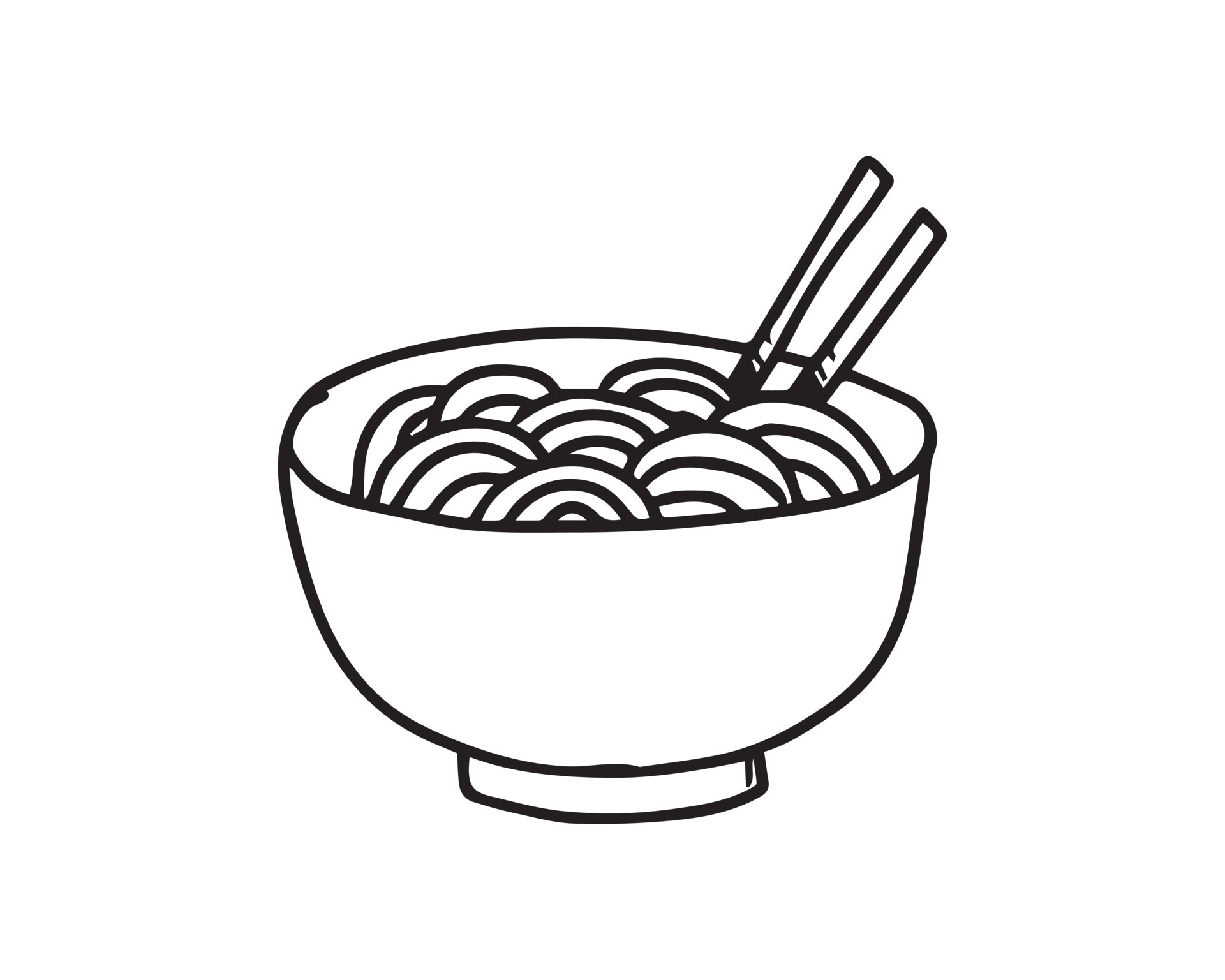 How To Draw A Bowl Of Noodle Easy Noodle Drawing For vrogue.co