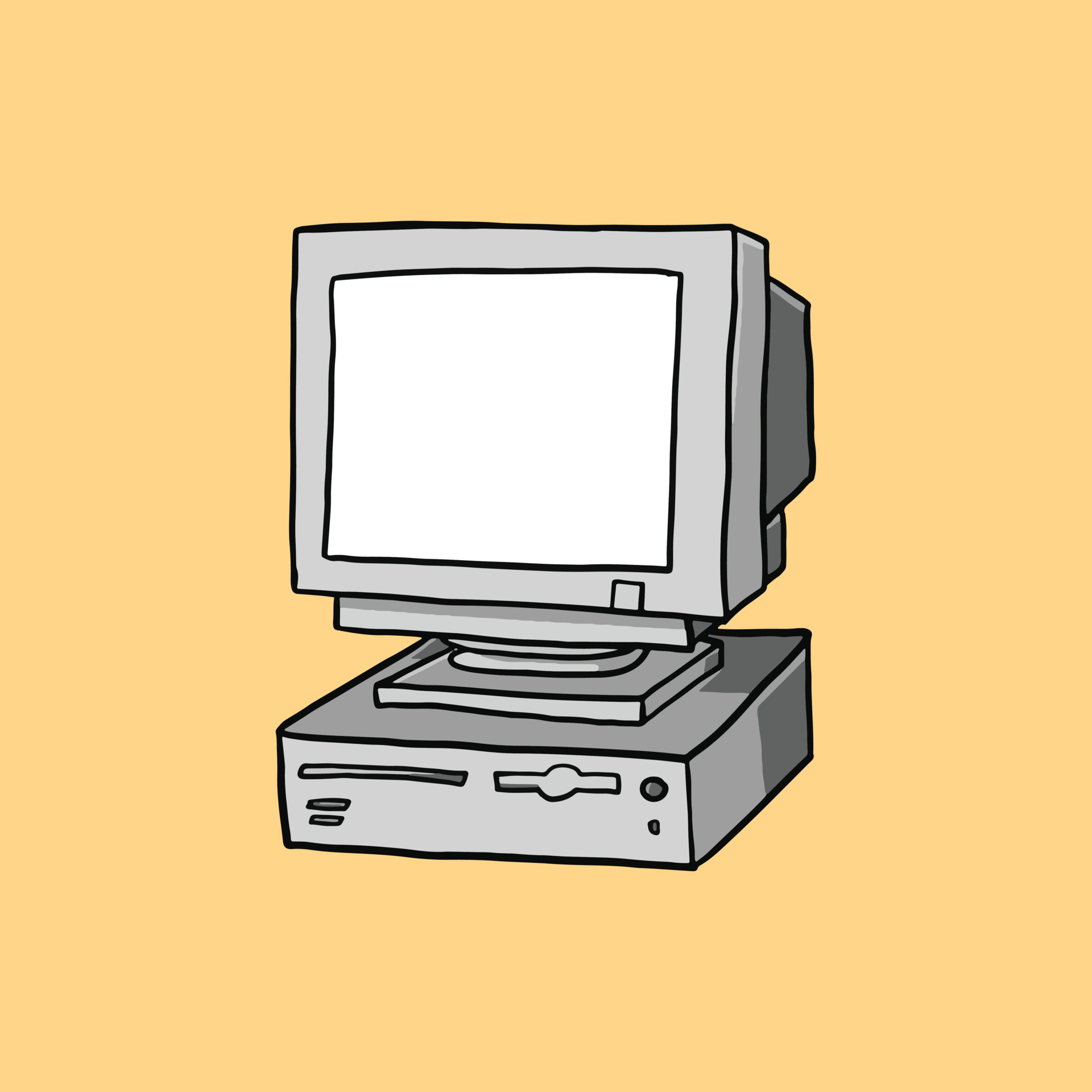 Bạn đang tìm kiếm hình ảnh máy tính cũ độc đáo và đẹp mắt? Không nên bỏ qua bức tranh về một chiếc máy tính cũ trên nền vàng tuyệt đẹp này. Với những chi tiết chi tiết cực kỳ chân thực và màu sắc phong phú, bức hình này sẽ đưa bạn trở lại thời kỳ hoàng kim của máy tính.