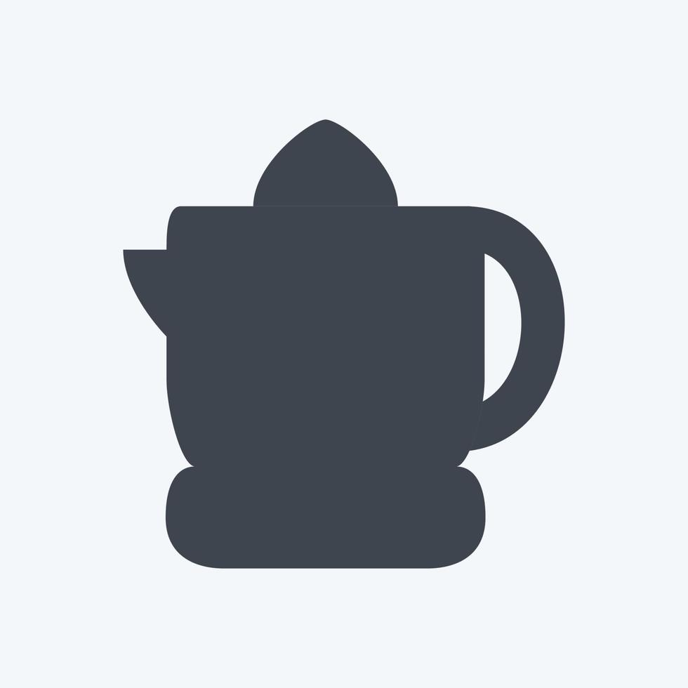 Icon Juicer - Glyph Style - Simple illustration,Editable stroke vector