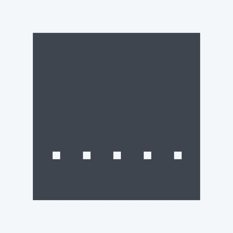 Icon Crop Original - Glyph Style - Simple illustration,Editable stroke vector