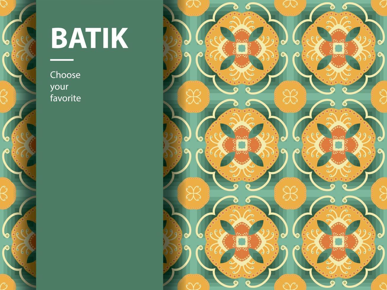 batik patrón tradicional indonesia motivo java cultura telón de fondo fondo papel pintado geometría colores sin costura plantillas papel moda creativo vintage diseño textura tela artística asiático forma étnico vector