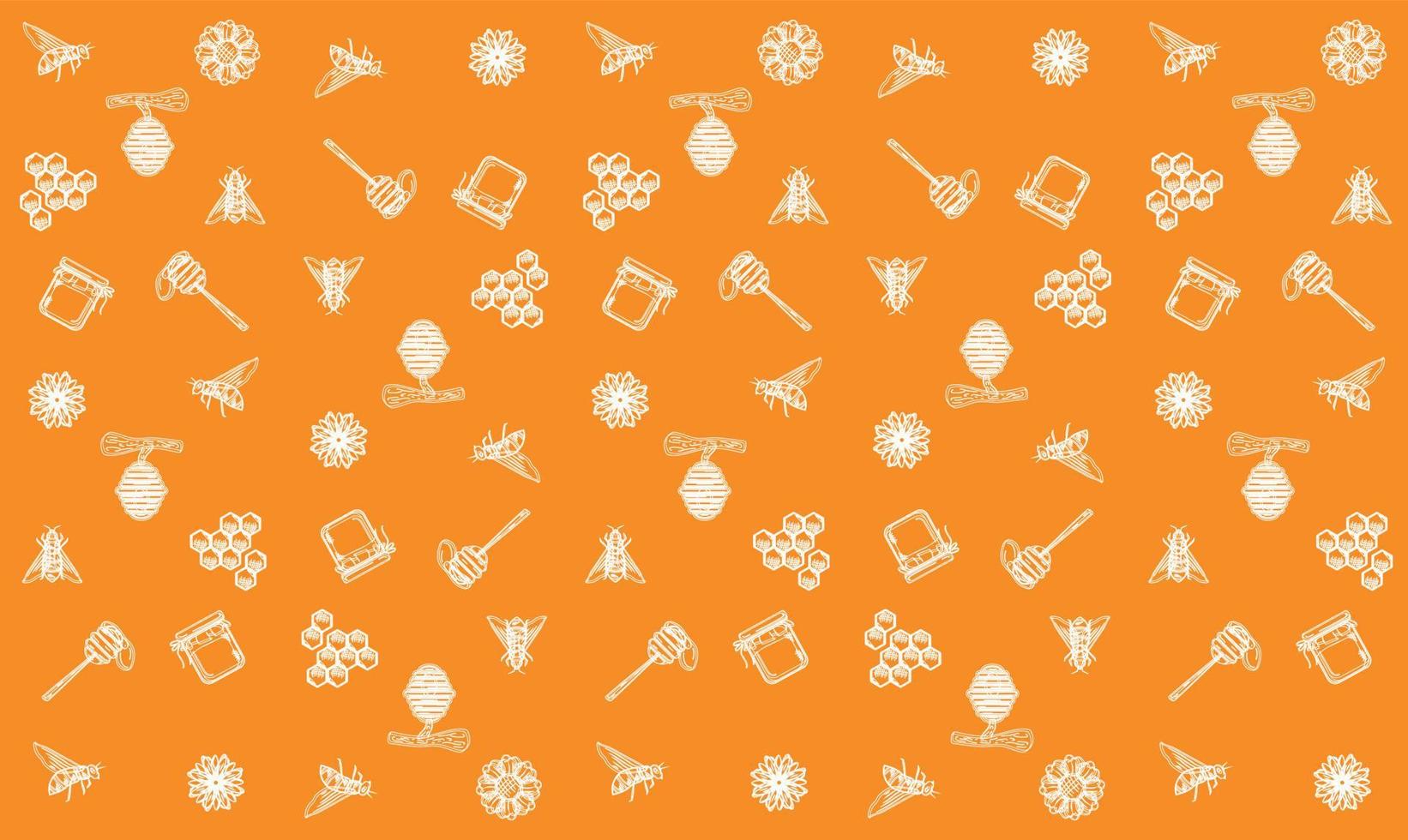 Yellow Honeycomb Background Monochrome Beehive Vector Orange Abstract  Background Image And Wallpaper for Free Download