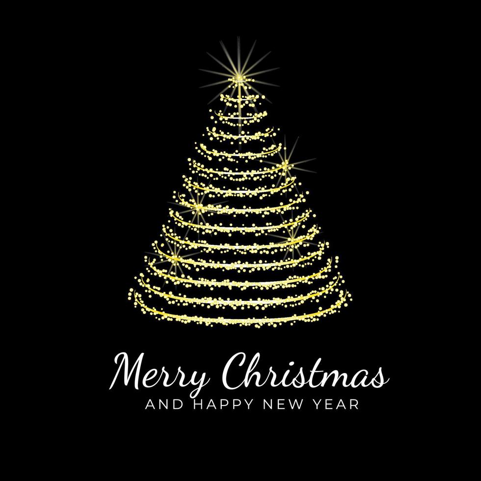 Abstract Christmas tree vector