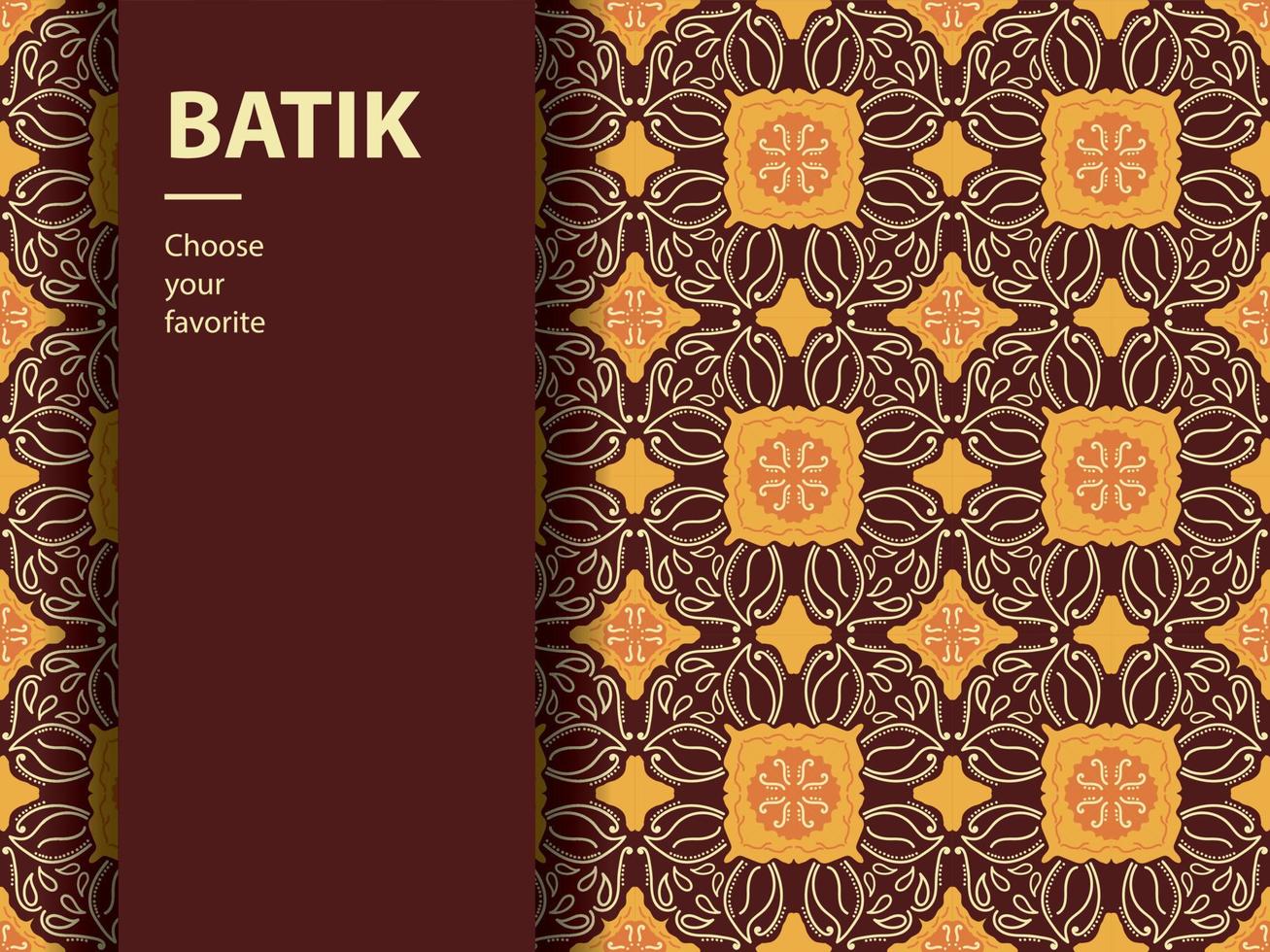 batik pattern traditional indonesia motif java culture backdrop background wallpaper geometry color seamless template paper fashion creative vintage design texture fabric artistic asian shape ethnic vector