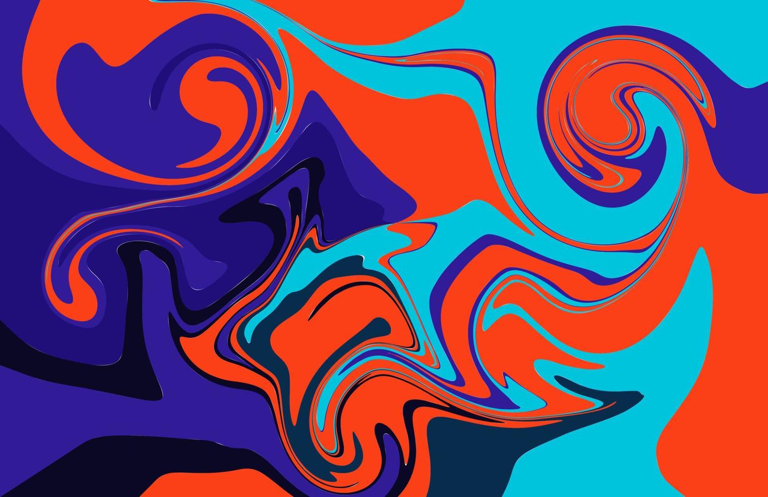 Acrílico colorido abstracto pintado vector background.eps