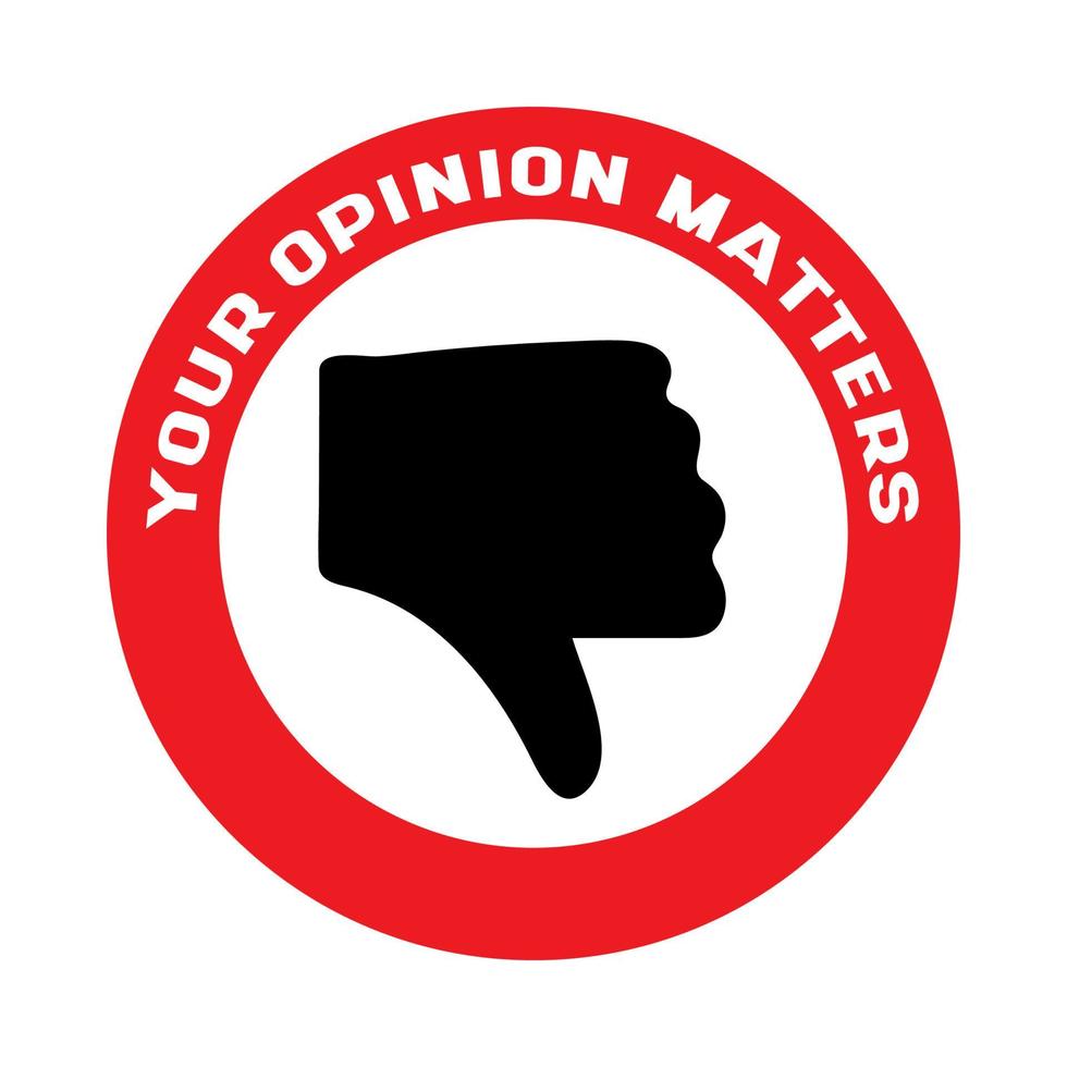 dislike sign with slogan social media dislike removed, concept of internet community users protest vector