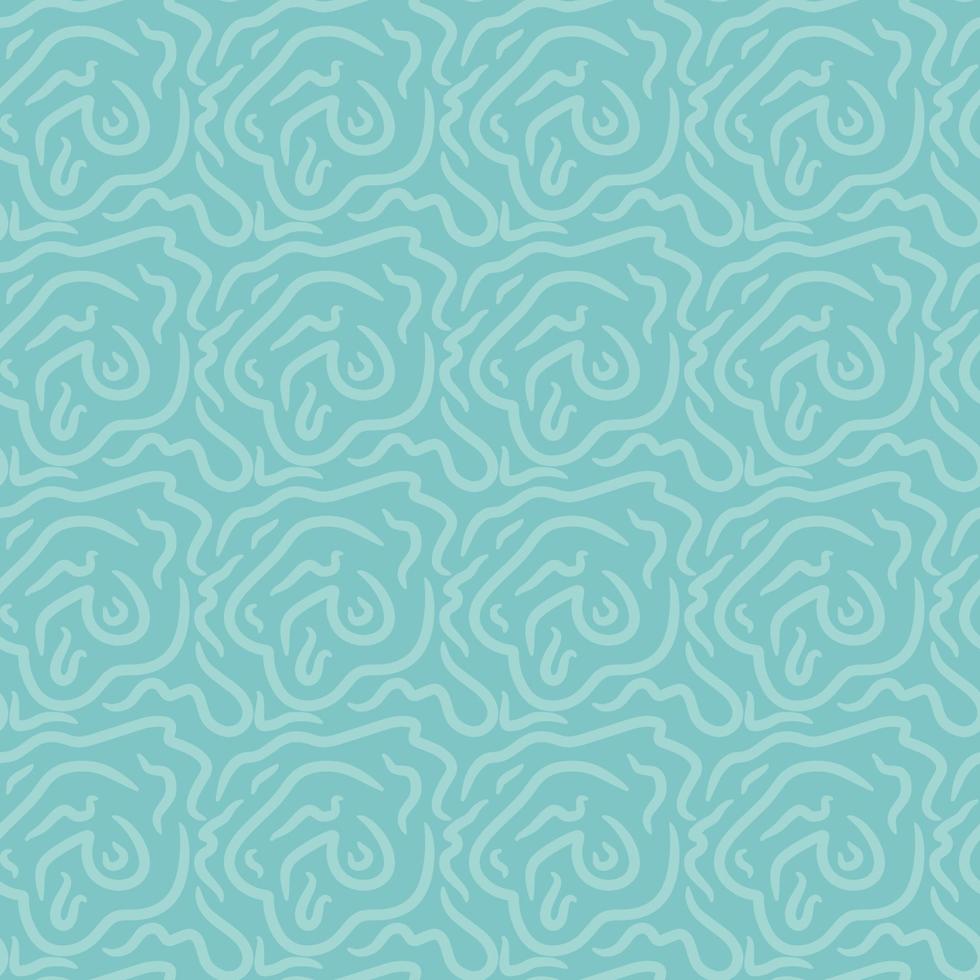 tiffany blue primitive naive hand drawn brushstroke seamless pattern. vector doodle endless pattern for textile wrapping digital paper template