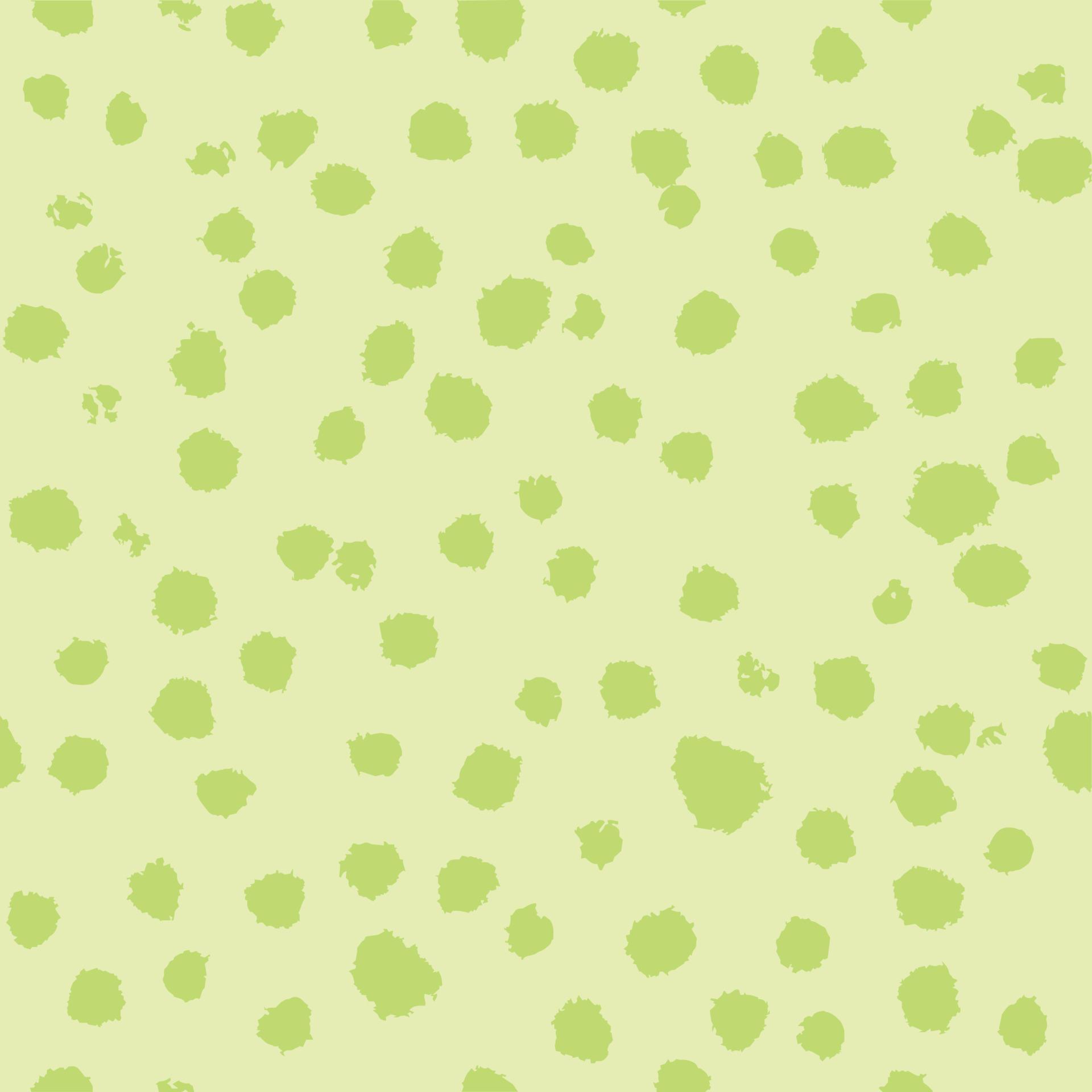 celery green blots primitive naive hand drawn brushstroke seamless