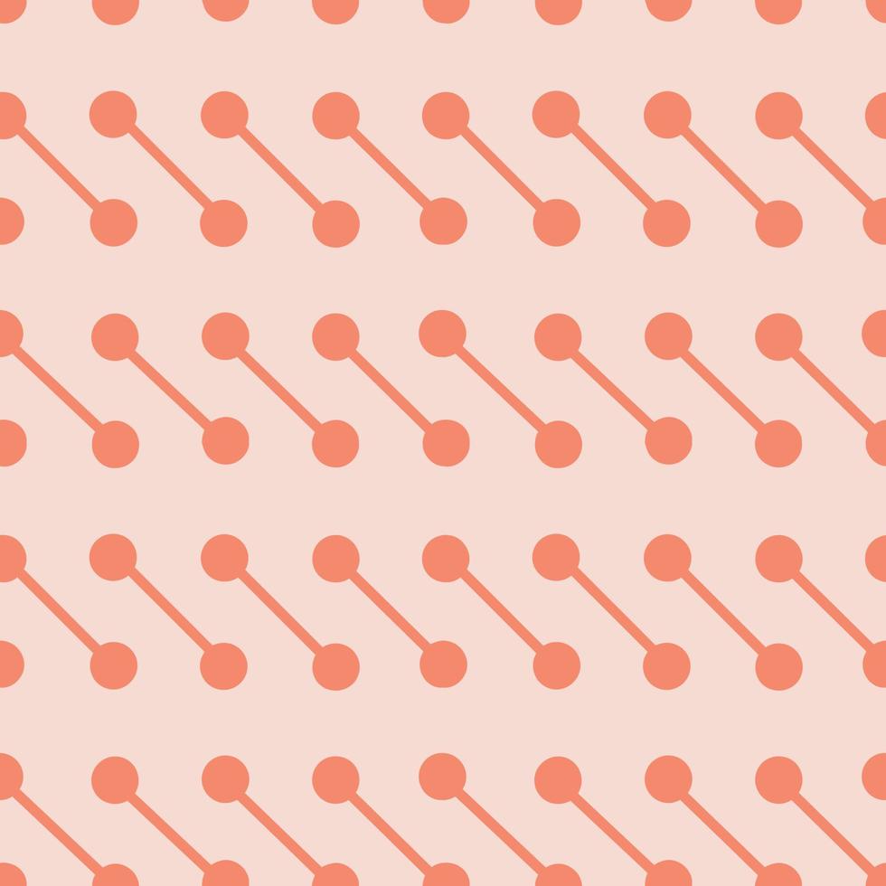 lines and dots geometrical seamless pattern with points connected by line in different directions, trendy urban industrial background vector
