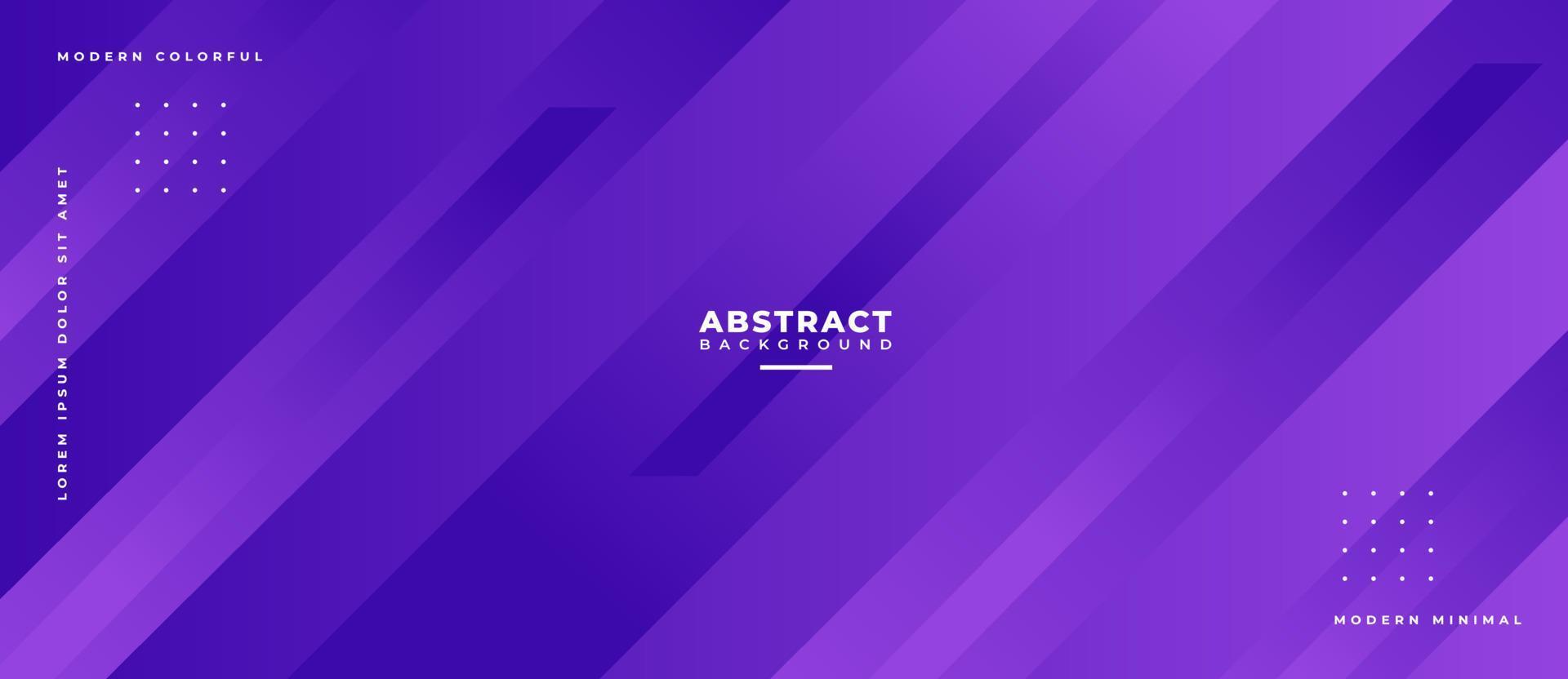 Abstract purple background with diagonal lines. Technological design with gradient stripes. vector