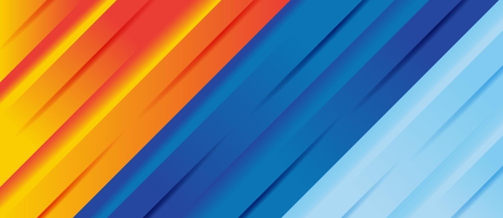 Minimal Stripes line geometric  abstract background with gradient colors. vector
