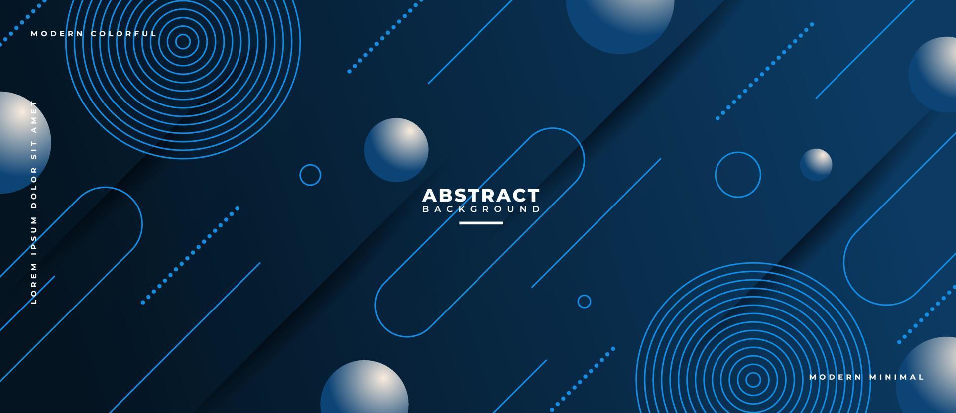 Geometric gradient stripes line, sphere circle abstract background. vector