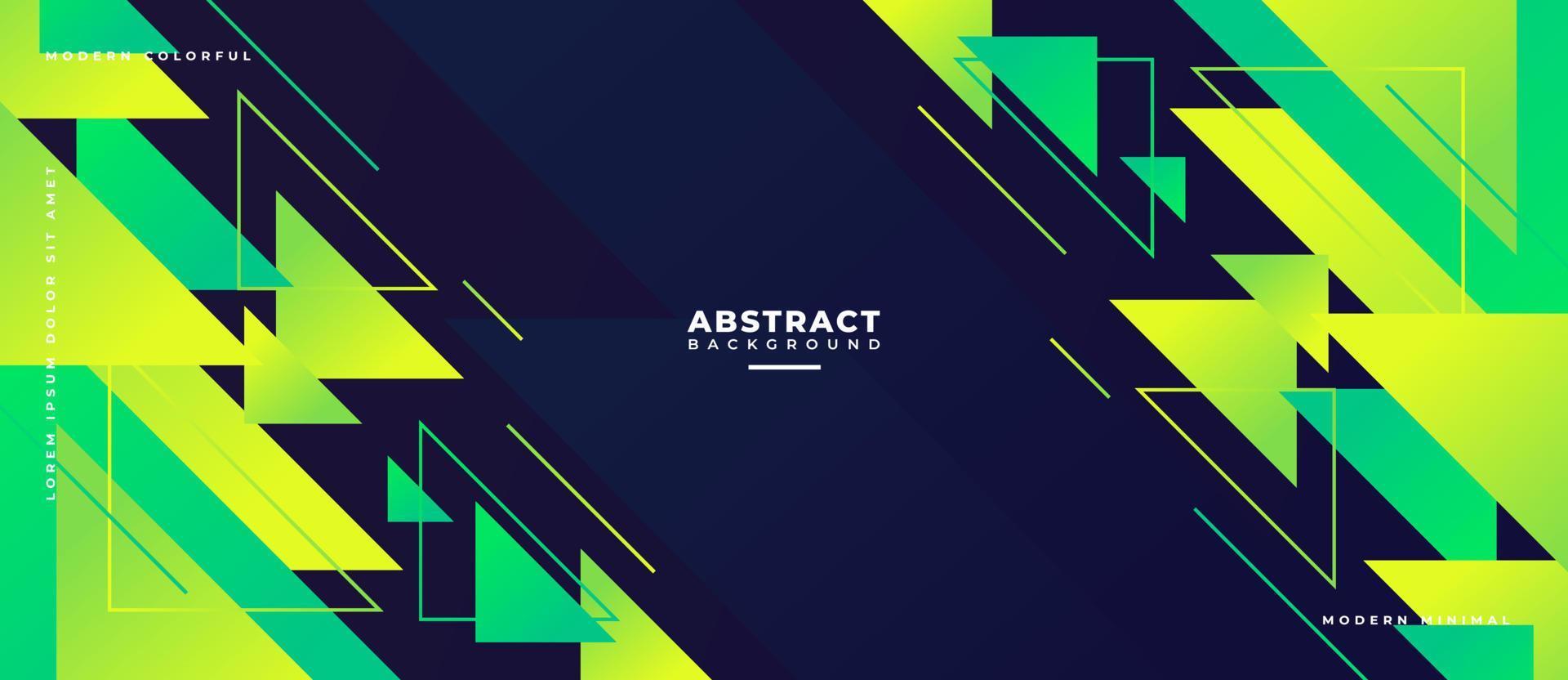 Fondo abstracto diagonal verde colorido. elemento geométrico. líneas diagonales, triángulos, polígonos. ilustración vectorial. vector