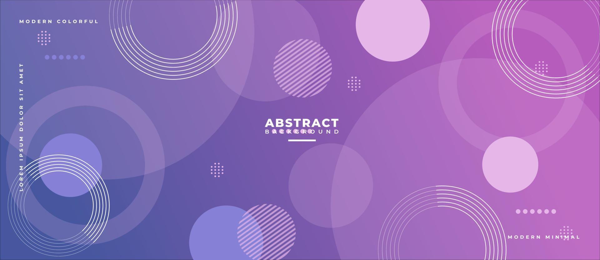 Dynamic geometric gradient blend circle abstract background. vector