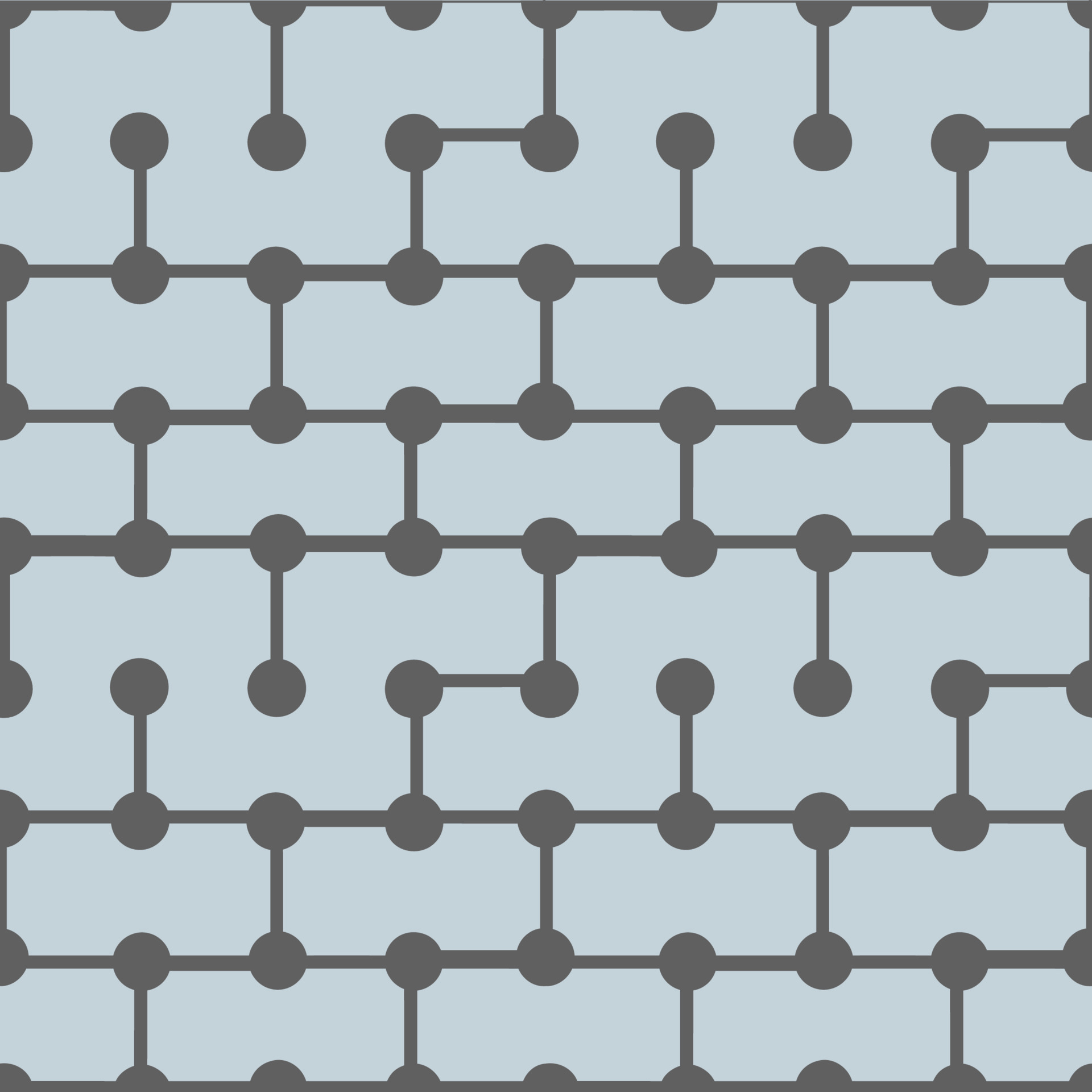 lines and dots geometrical seamless pattern with points connected by ...