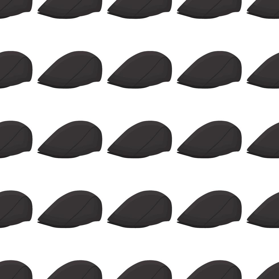 ilustración en el tema patrón de colores visera de sombreros vector
