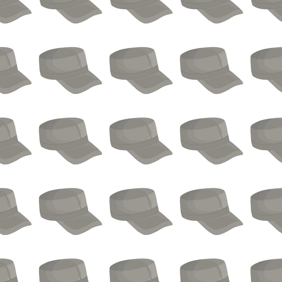 ilustración en el tema patrón de colores visera de sombreros vector