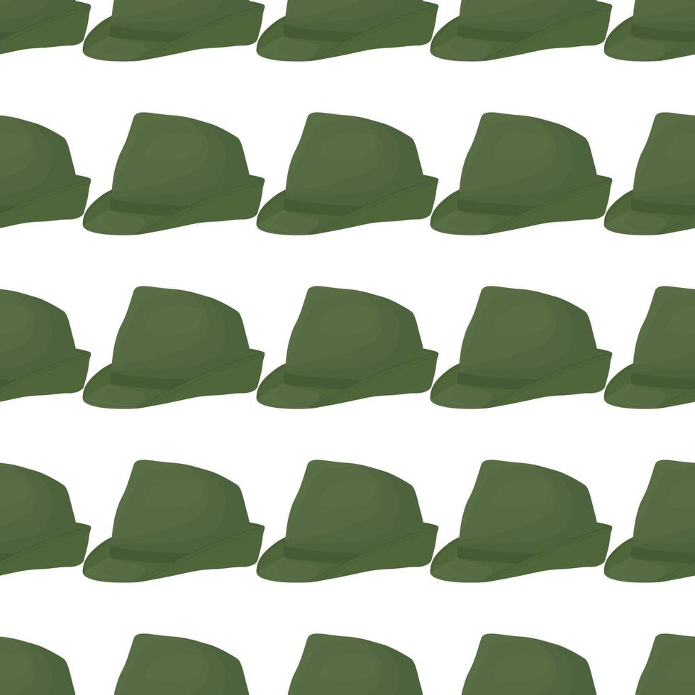 Illustration on theme colored pattern hats fedora vector