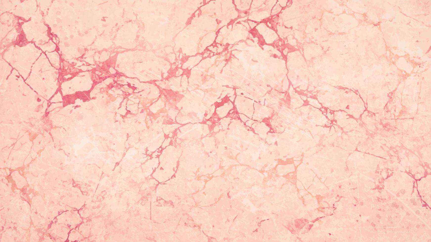 textura de mármol rosa con vetas vector