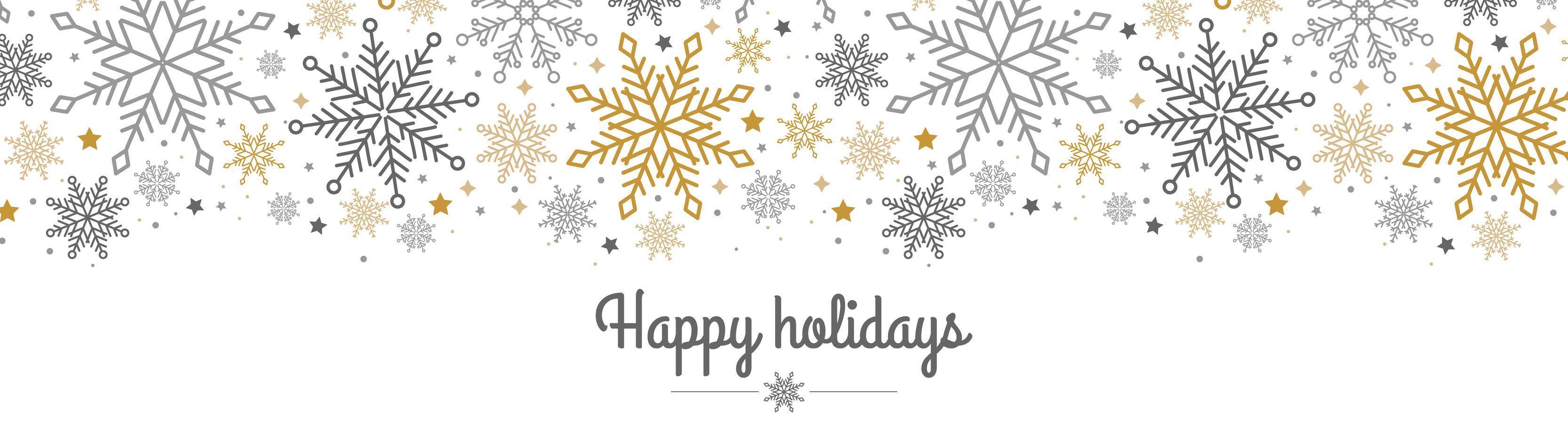 Merry Christmas web banner. Background for invitation or seasons greeting. vector