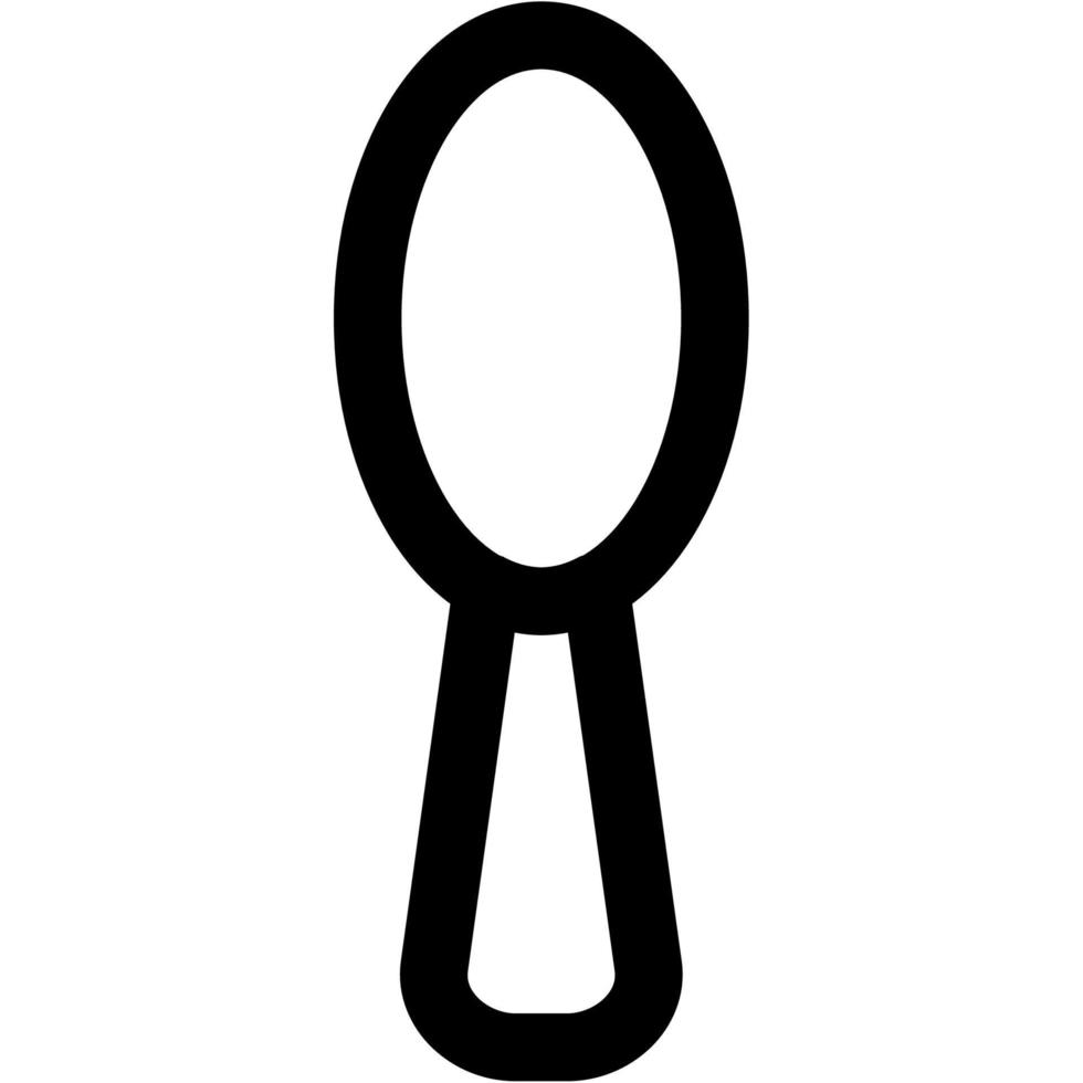 spoon icon. icon outlines. spoon vector