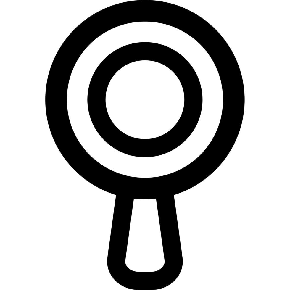 wok icon. icon outlines. pan vector