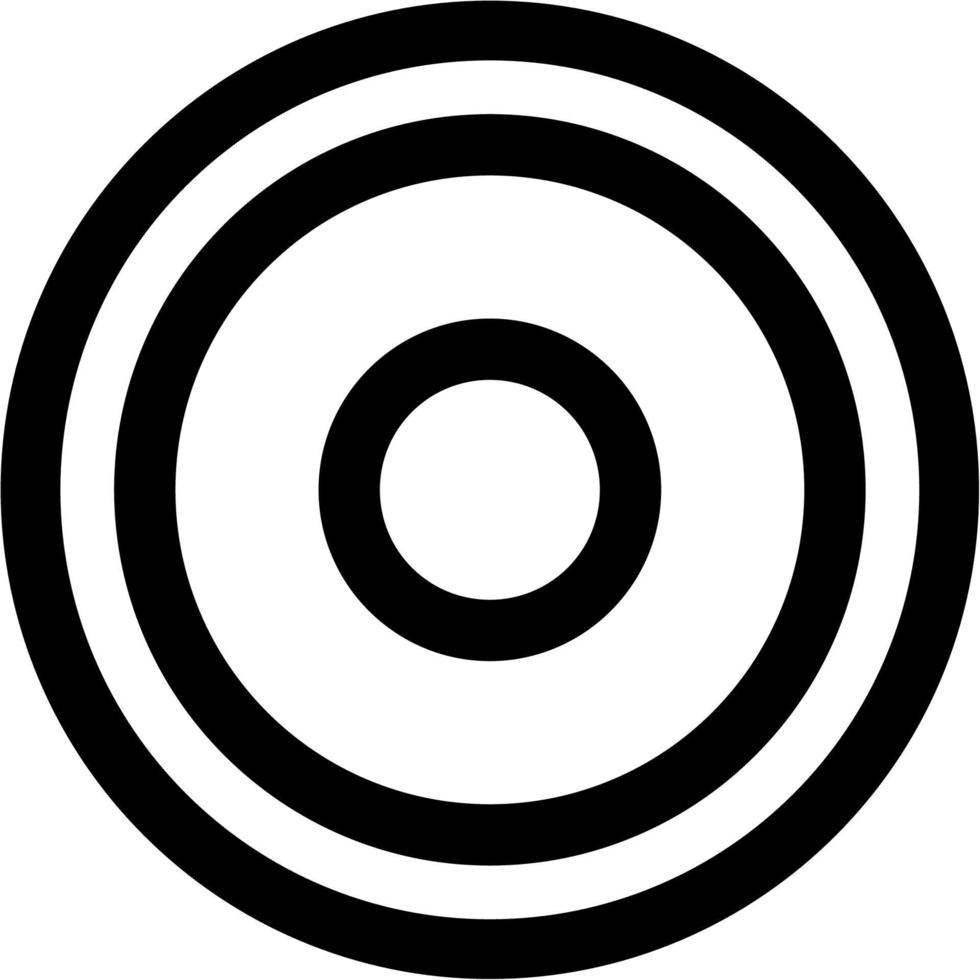 plate icon. icon outlines. plate vector