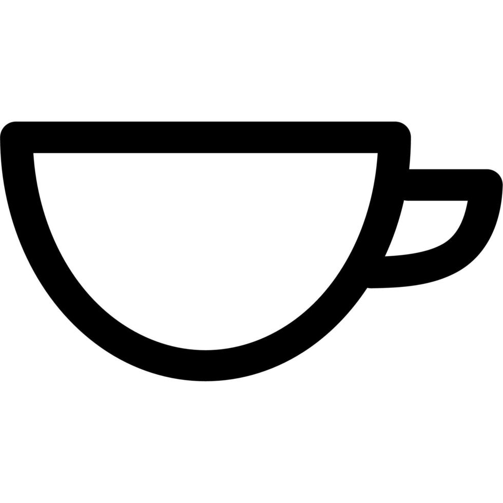 cup icon. icon outlines. Cup vector
