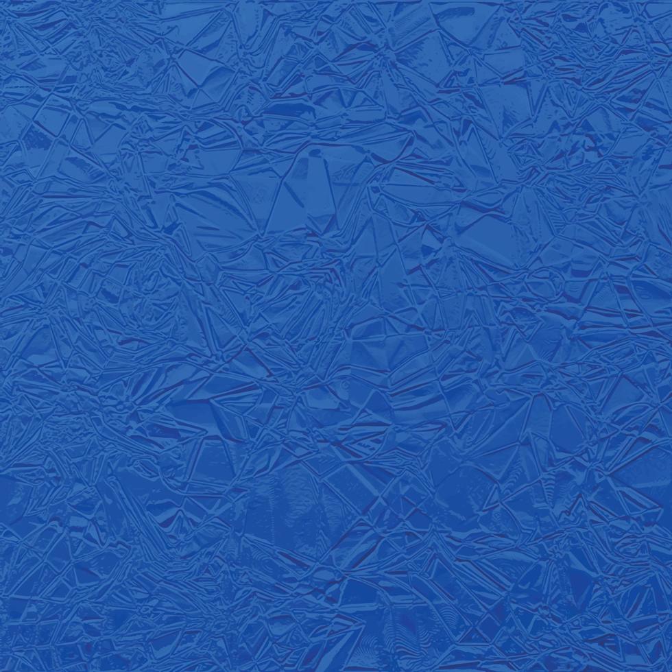 papel de textura azul brillante o metal. vector de hoja azul