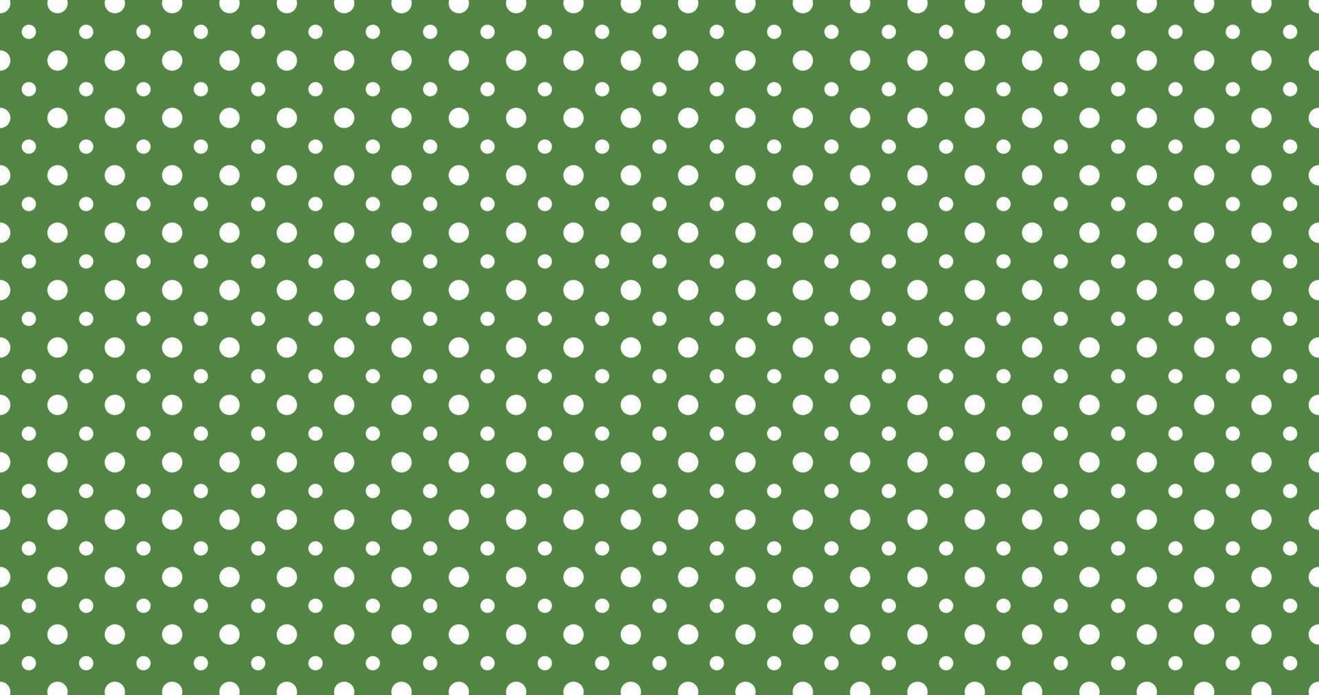 pretty cute sweet polka dots seamless pattern retro stylish vintage green and white wide background concept for fashion printing vector