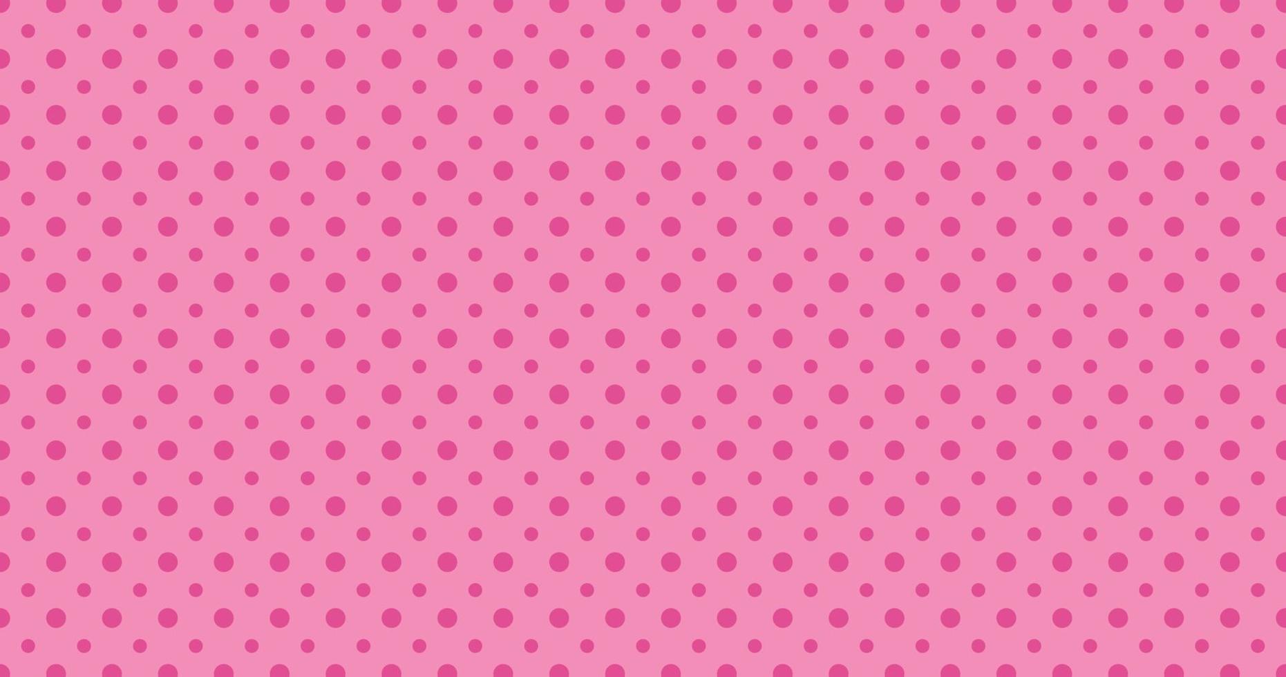 pretty cute sweet polka dots seamless pattern retro stylish vintage girly pink wide background concept for fashion printing vector