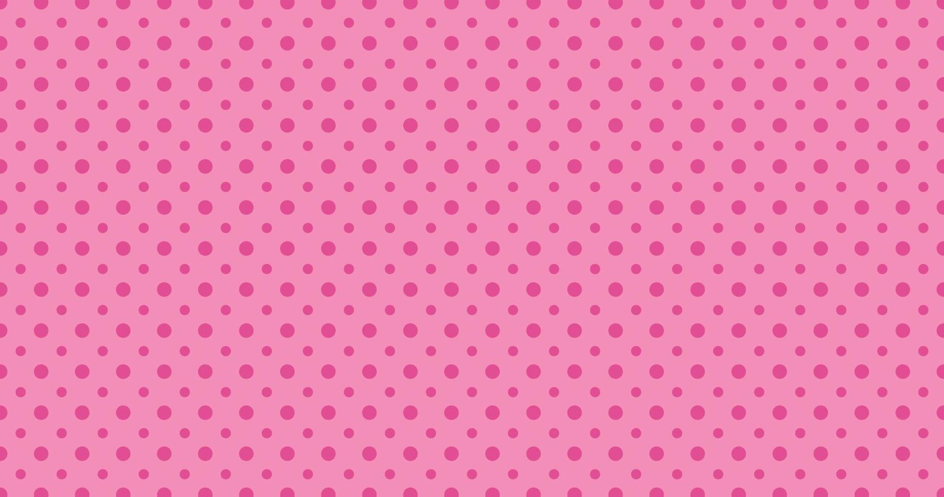 pretty cute sweet polka dots seamless pattern retro stylish vintage girly pink wide background concept for fashion printing vector