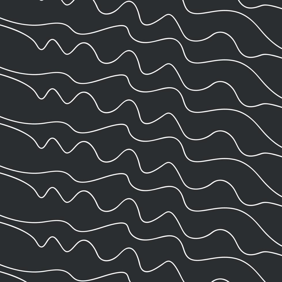 abstract lines black and white seamless wave pattern ready for your design vector