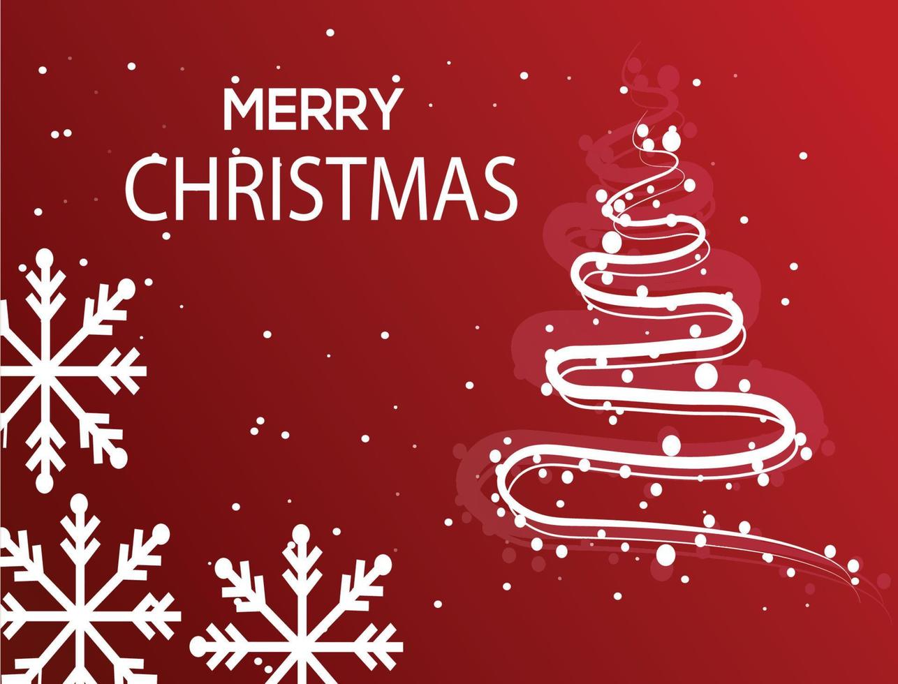 Happy Merry Christmas Banner And Background Design vector