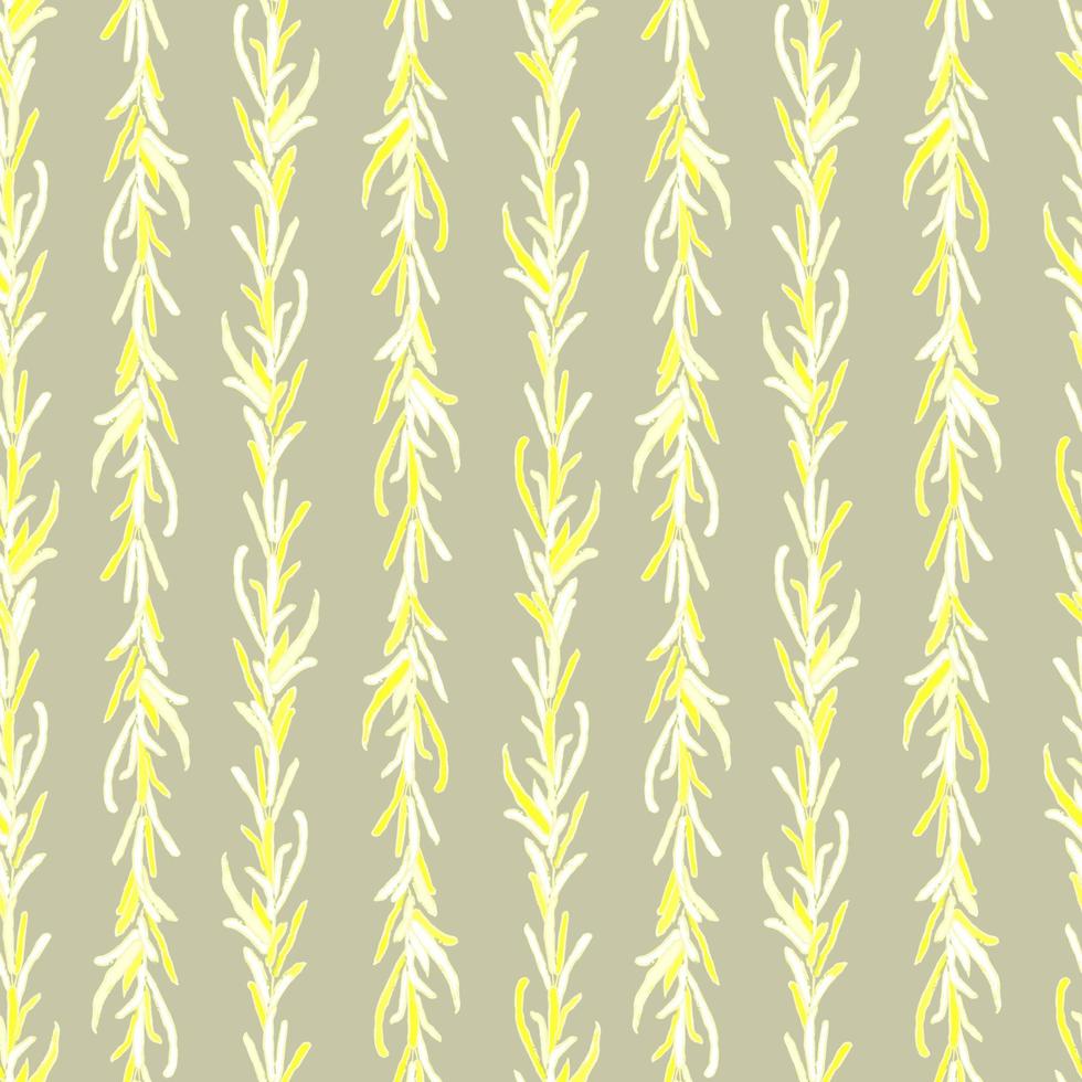 Vector seamless background with colorful illustration of herbs, plants. Use it for wallpaper, textile print, pattern fills, web page, surface textures, wrapping paper, design of presentation