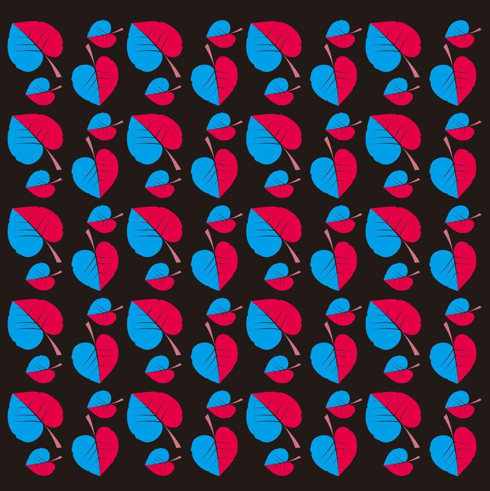background seamless pattern heart shape leaf vector design. simple and unique design. for background wallpaper, backdrop, cover, and can be printed. modern templates. goose