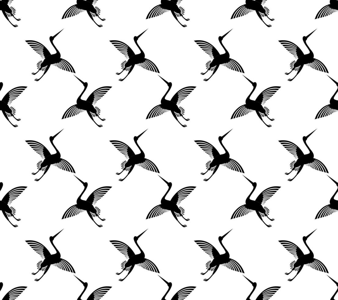 seamless pattern background with flying geese vector design. black white texture .simple and unique design. for background wallpaper, backdrop, cover, and can be printed. modern templates.