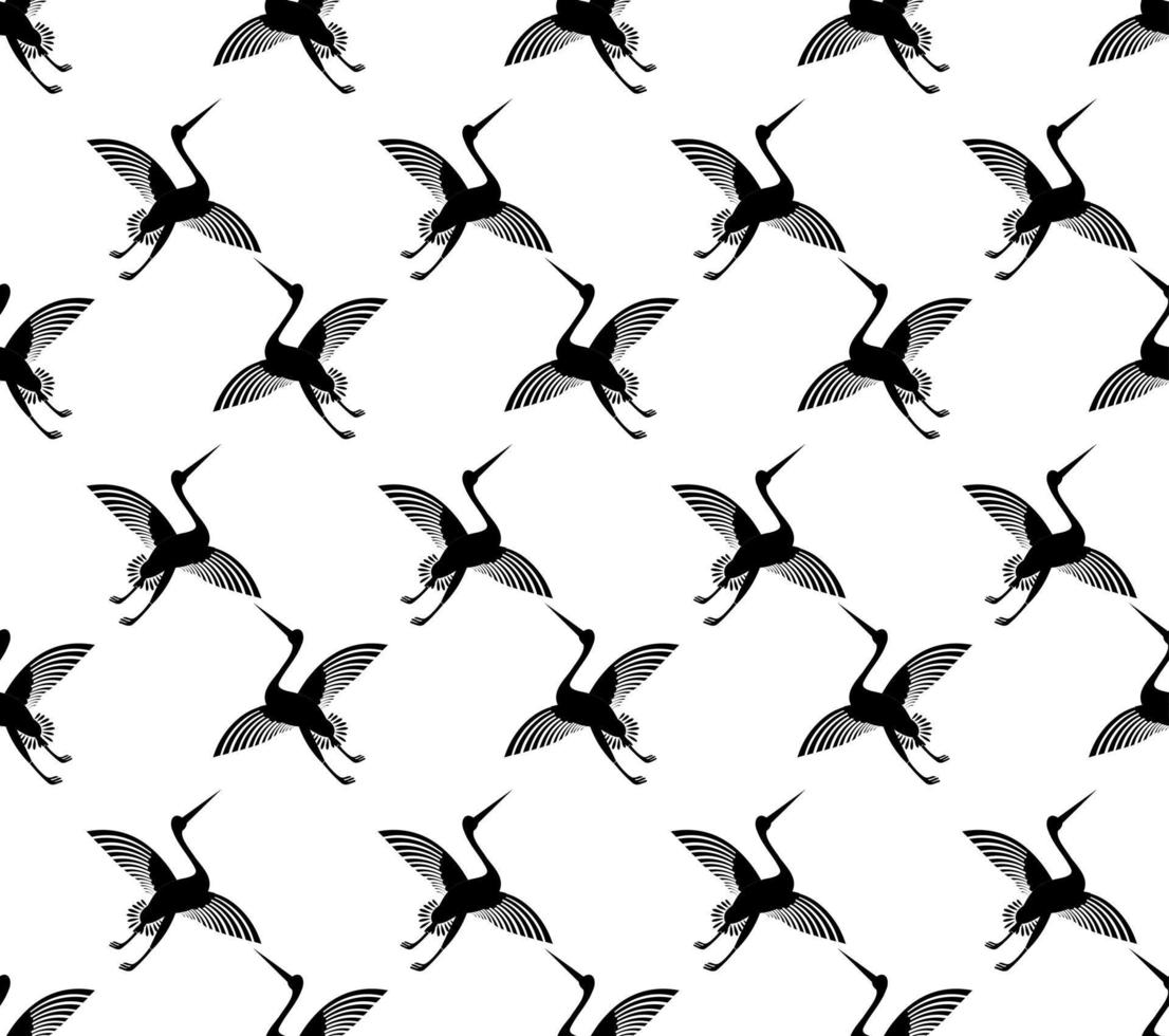 seamless pattern background with flying geese vector design. black white texture .simple and unique design. for background wallpaper, backdrop, cover, and can be printed. modern templates.