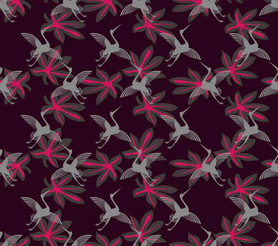 seamless pattern background with flying geese vector design. simple and unique design. for background wallpaper, backdrop, cover, and can be printed. modern templates. goose