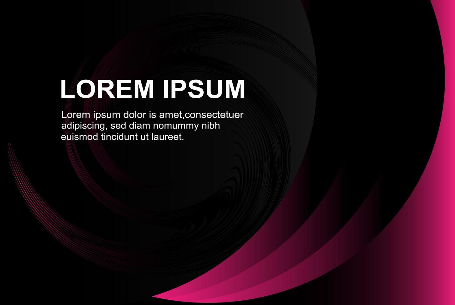 modern and elegant abstract background. with a gradient texture of pink and black. for templates, brochures, famlets, business cards. modern vector