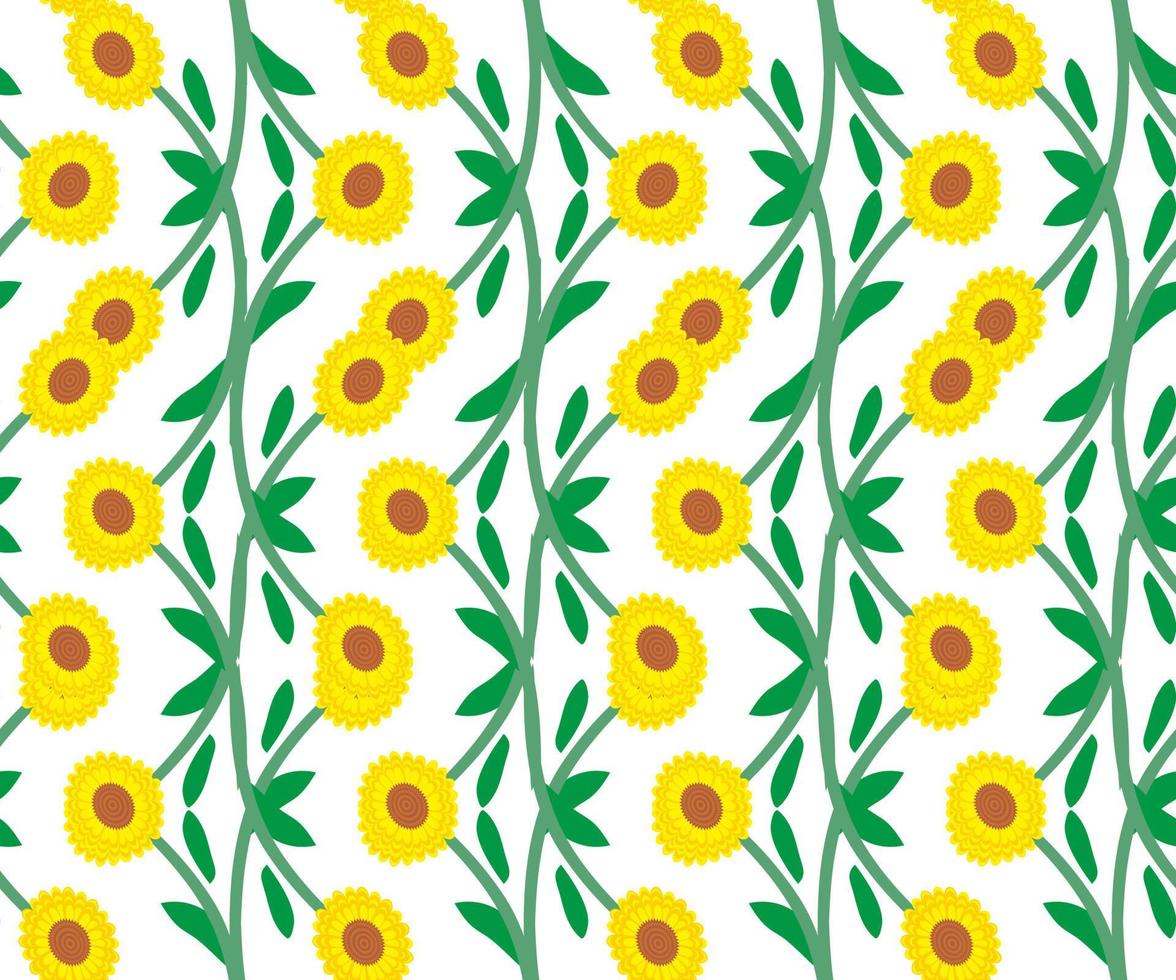 diseño floral del vector del fondo del modelo inconsútil. diseño simple y único. para papel tapiz de fondo, telón de fondo, portada y se puede imprimir. plantillas modernas.